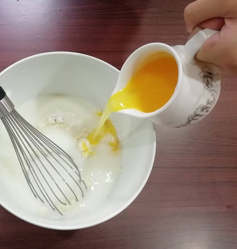 Beaten egg