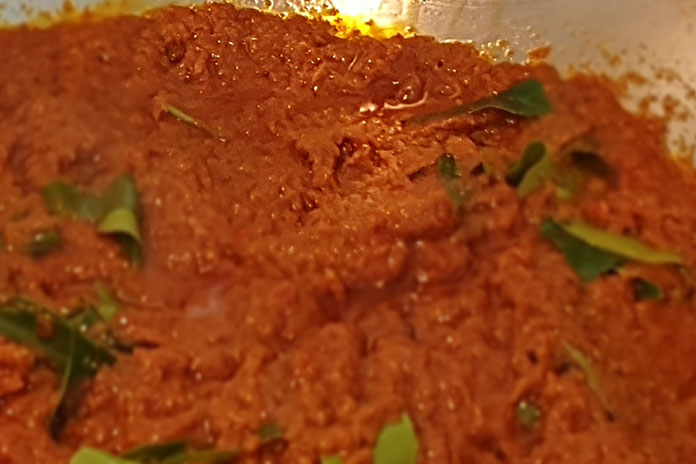 chicken curry sambal