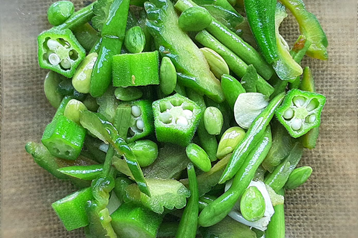 mixed greens veggies
