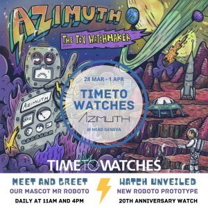 Azimuth Mr Roboto watch launch Geneva