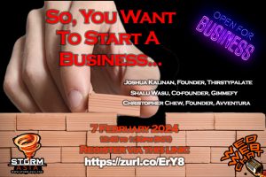 Webinar on starting a business