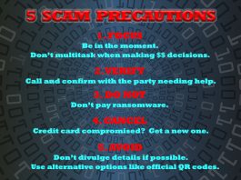 scam precautions